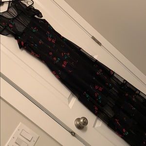 Express black maxi dress